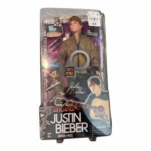 Justin Bieber Singing Doll with Brown Jacket